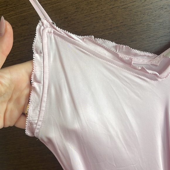 Wilfred Wera Slip Dress Pink Ruffle XXS - Picture 4 of 7